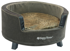 Лежак для животных HAPPY HOUSE Софа LEOPARD SHIC COLLECTION коричневый-леопард 4250