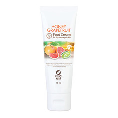 Крем для ног Easy Spa Honey Grapefruit Foot Cream for dry damaged skin, 75 мл