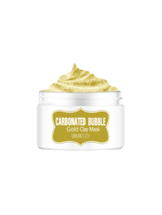 Маска для лица глиняно-пузырьковая с золотом Urban City Carbonated Bubble Gold Mask 100мл Baviphat