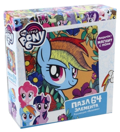 Пазл Origami My Little Pony 64А Радуга Дэш + Фигурка С Магнитиком