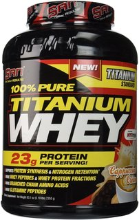 Сывороточный протеин SAN Titanium Whey 100% Pure 2240 г Cappuccino Cream