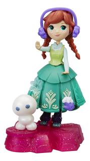 Маленькая кукла Disney на движущейся платформе-снежинке b9249 b9874 Hasbro