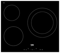 Встраиваемая варочная панель электрическая Beko HIC 63401 T Black