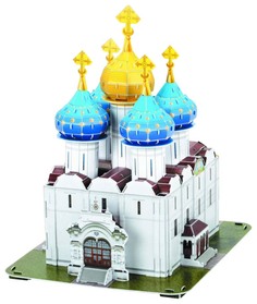 Модель для сборки cubic fun Успенский собор, Троице-Сергиева Лавра mc190h