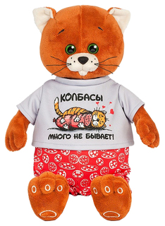 Мягкая игрушка Maxitoys Колбаскин&мышель Колбаскин в Красных Труселях, 25 см в коробке