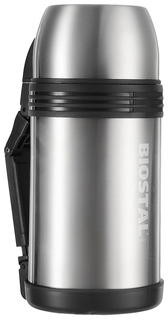 Термос Biostal Спорт Ngp-1200P Серебристый, черный