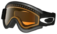 Горнолыжная маска Oakley E Frame 2017/2018 черная/оранжевая