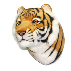 Декоративная игрушка Голова тигра 35 см Hansa