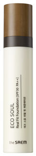 Тональный крем The Saem Eco Soul Real Fit Foundation 23 Rich Beige 40 мл