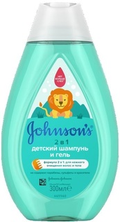 Детский шампунь и гель 2 в 1 Johnson’s Baby 300 мл