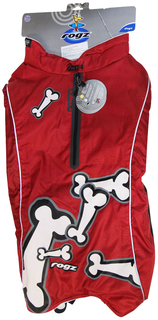 Попона для собак Rogz размер XL унисекс, красный, серый, длина спины 54 см