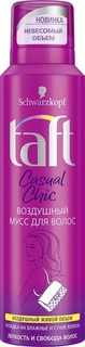 Мусс для волос Taft "Casual Chic" воздушный, 150 мл