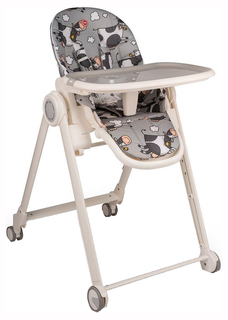 Стульчик для кормления Happy Baby BERNY Basic Grey