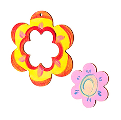 Набор для рисования Бумбарам Раскрась и подари Двойной цветок