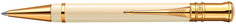 Шариковая ручка Parker Duofold K74 Historical Colors Ivory GT International M BL 1907140