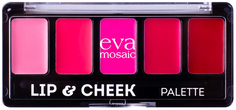 Наборы для макияжа Eva Mosaic Lip & Cheek Palette 01