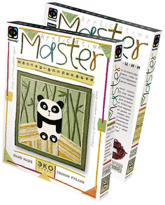 Аппликация Фантазер Набор №2 Панда из пряжи 257072ФНпц