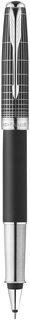 Parker Sonnet - Contort Black Cisele, ручка-роллер, F, BL