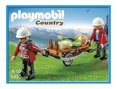 В горах: спасатель с тросом Playmobil
