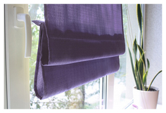 Римская штора Эскар Ballard 160х140 цвет фиолетовый