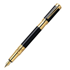 Waterman Elegance - Black GT, перьевая ручка, F