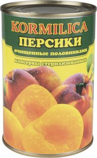 Персики Кормилица очищенные половинками 425 мл