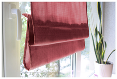 Римская штора Эскар Ballard 160х160 цвет красный