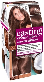 Краска для волос LOreal Paris "Casting Creme Gloss" 500 Светлый каштан 150 мл