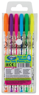 Набор гелевых ручек Centrum Neon 6 цветов