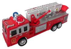 Инерционная пожарная машина Shantou Gepai Fire Engine, красная