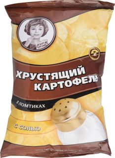 Картофельные чипсы Хрустящий картофель в ломтиках с солью 70 г