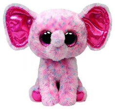Мягкая игрушка Ty Inc Слоненок Beanie Boos - Ellie, розовый, 23 см