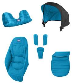 Цветной вкладыш для коляски Chicco Urban Color Pack Бирюзовый