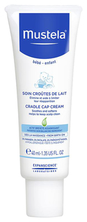 Крем для кожи головы Mustela bebe при молочных корочках 40 мл