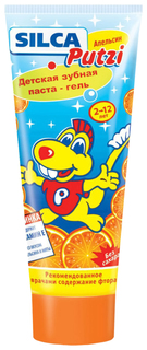 Зубная паста Silca putzi апельсин от 2 до 12 лет 75 мл /12