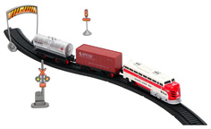 Игрушечная железная дорога A.I. Train (свет, звук), 2 вагона Shantou Gepai