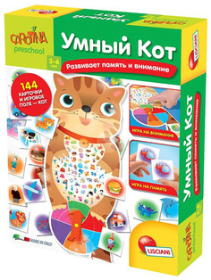 Игра обучающая Lisciani Carotina Preschool Умный кот
