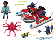 Игровой набор Playmobil Охотники за привидениями: Зеддемор с гидроциклом