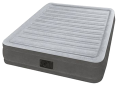 Надувная кровать Intex Comfort-Plush 67768 137х191х33 см встроенный насос 220V