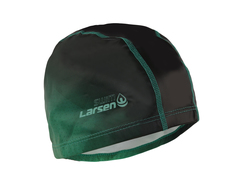 Шапочка для плавания Larsen PU100 черная/зеленая
