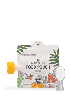 Пакеты для хранения детского питания Happy Baby FOOD POUCH 3 шт. с ложкой-накруткой