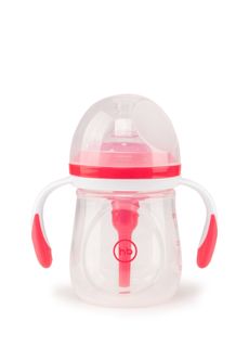 Антиколиковая бутылочка с силиконовой соской Happy Baby ANTI-COLIC BABY BOTTLE Ruby