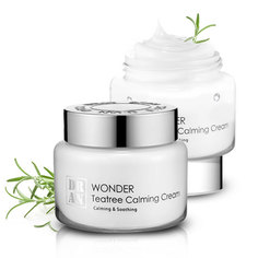 Крем для лица Dran Успокаивающий Чайное Дерево New Wonder Tea Tree Calming Cream. 100гр