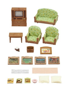 Игровой набор Sylvanian Families Гостиная и телевизор
