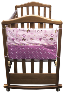 Текстильный карман в детскую кроватку Сонный гномик Золушка 207