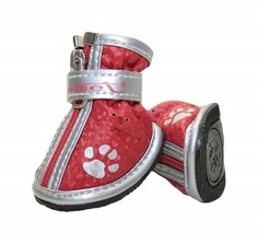Обувь для собак Triol размер S, 4 шт красный
