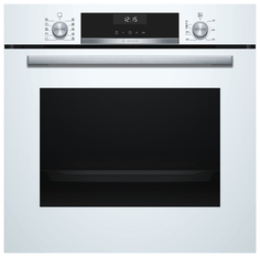 Встраиваемый электрический духовой шкаф Bosch HBG517BW0R White/Silver