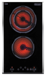 Встраиваемая варочная панель электрическая Delonghi PVC 65 TC Black Delonghi