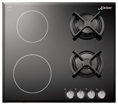 Встраиваемая варочная панель комбинированная Kaiser KCG 6922 G Black