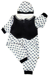 2207/6 74 Комбинезон Сонный Гномик Рыбка моя с рисунком